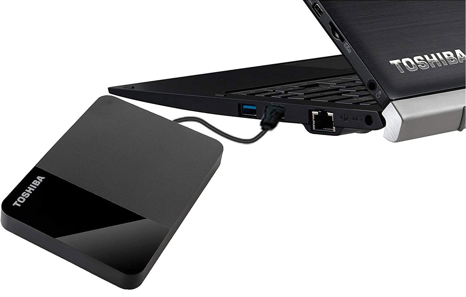 Зовнішній жорсткий диск Toshiba 2.5" USB 1.0TB Canvio Ready Black (HDTP310EK3AA) - фото 3