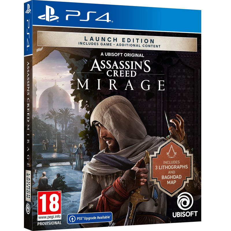 Игра для PS4 Assassin's Creed Mirage Launch Edition (Free upgrade to PS5) (3307216258018) - фото 1 Игра для PS4 Assassin's Creed Mirage Launch Edition (Free upgrade to PS5) (3307216258018) - фото 1