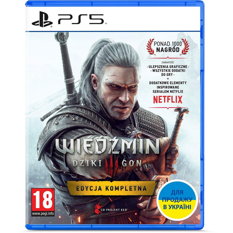 Гра для Sony Playstation 5 The Witcher 3: Wild Hunt Complete Edition (5902367641610) Гра для Sony Playstation 5 The Witcher 3: Wild Hunt Complete Edition (5902367641610)