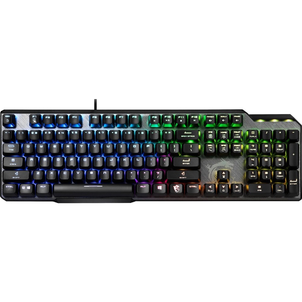 Клавиатура игровая MSI Vigor GK50 Elite Box White (S11-04UA206-CLA)