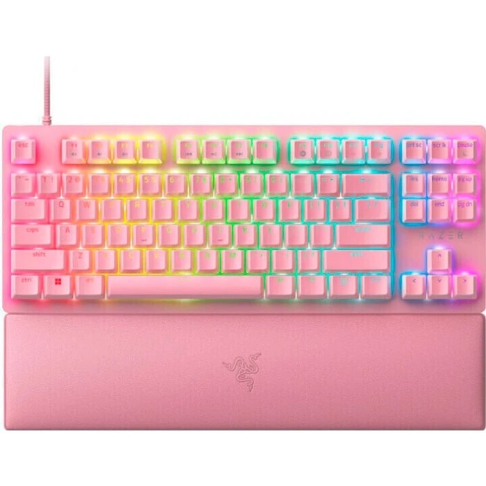 Клавиатура механическая RAZER Huntsman V2 Tenkeyless, Red switch, Quartz (RZ03-03942000-R3M1)