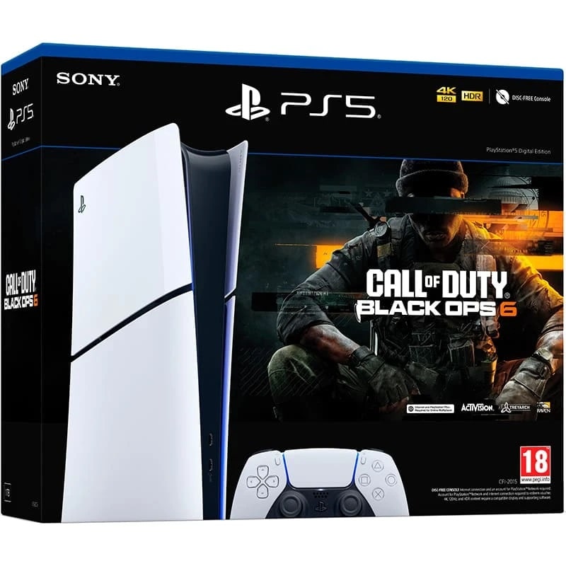 Стаціонарна ігрова приставка Sony PlayStation 5 Slim Digital Edition (Call of Duty Black Ops 6 Bundle) (1000049606) - фото 1