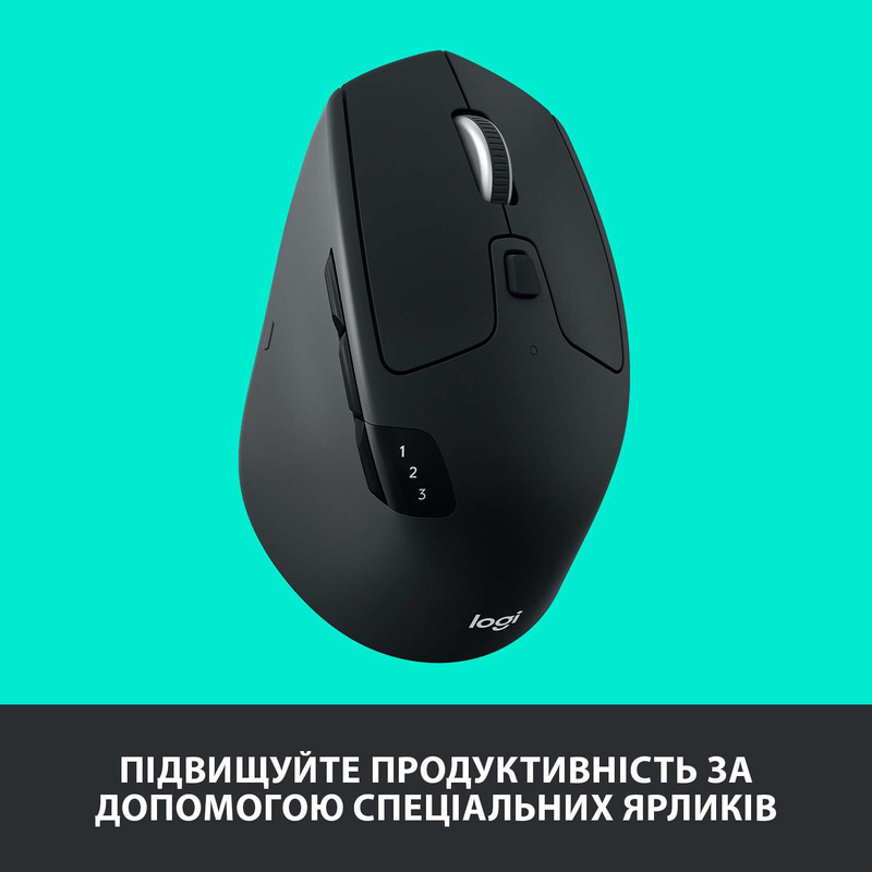 Игровая мышь беспроводная Logitech M720 Triathlon Black (910-004791) - фото 1 Игровая мышь беспроводная Logitech M720 Triathlon Black (910-004791) - фото 1