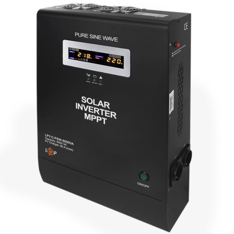 Сонячний інвертор (ДБЖ) LogicPower LPY-C-PSW-5000VA 3500W MPPT 48V (4128) - фото 1