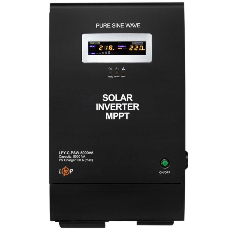 Сонячний інвертор (ДБЖ) LogicPower LPY-C-PSW-5000VA 3500W MPPT 48V (4128)