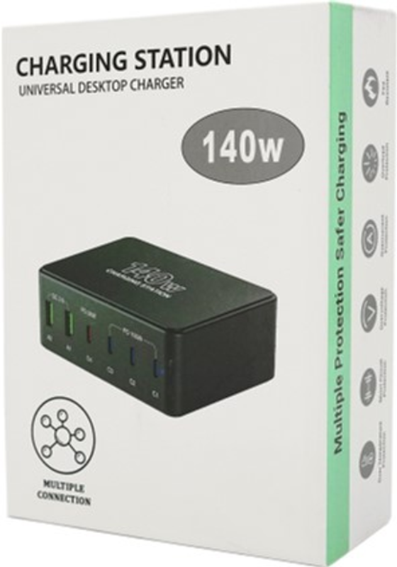 Зарядна станція Voltronic V-118H 140W Black (YT31248) - фото 3