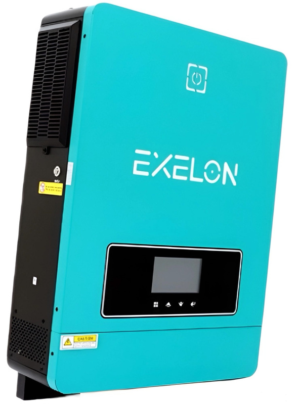 Гібридний інвертор Exelon EMAX PRO-10.2 KVA, 10200VA/8000W, 48V, ток заряду 0-160A, MPPT (90-450VDC, 2/18A), 530x390x170mm, 16.2kg