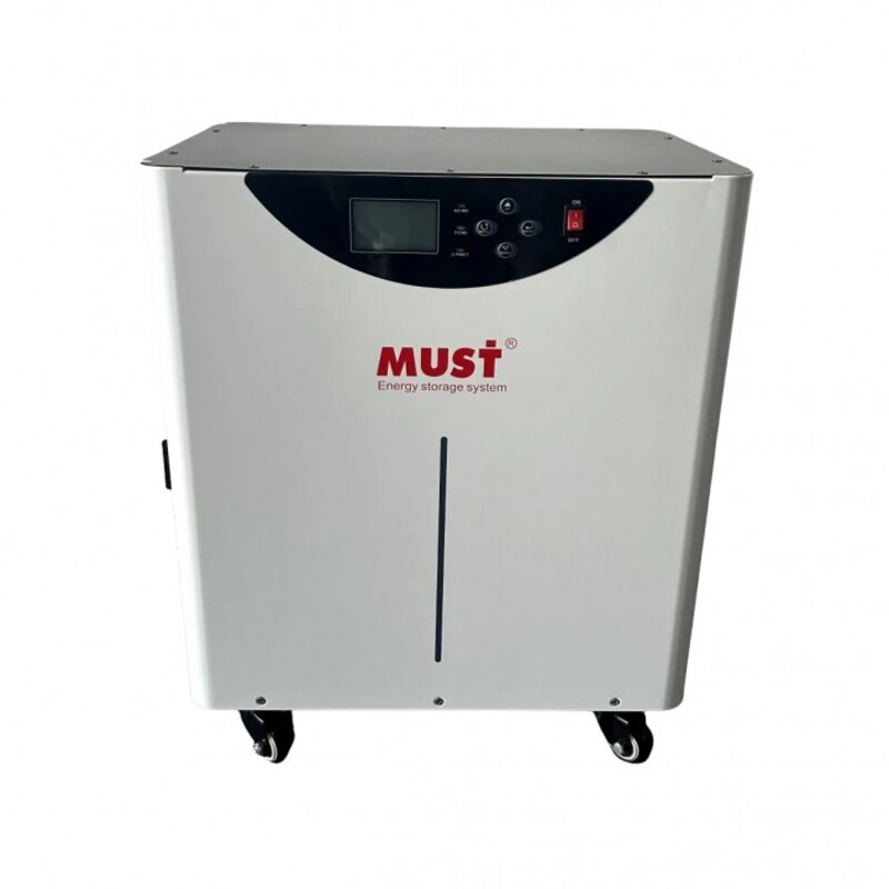 Система зберігання енергії MUST HBP18-3024 125Ah All in one solar system 3000WH LiFePO4 Battery