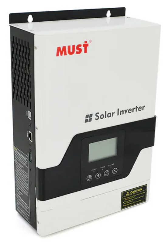 Гібридний інвертор Must PV18-1012VPM II, 1000W, 12V, ток заряду 10/20A, 160-275V, MPPT (45А, 105 Vdc)