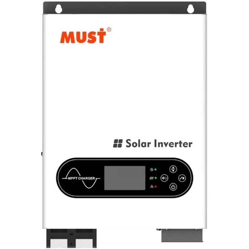 Гібридний інвертор Must PV18-6248ECO. 6200W, 48V, ток заряду 100A, 170-280V, MPPT (100А, 120-450 Vdc)