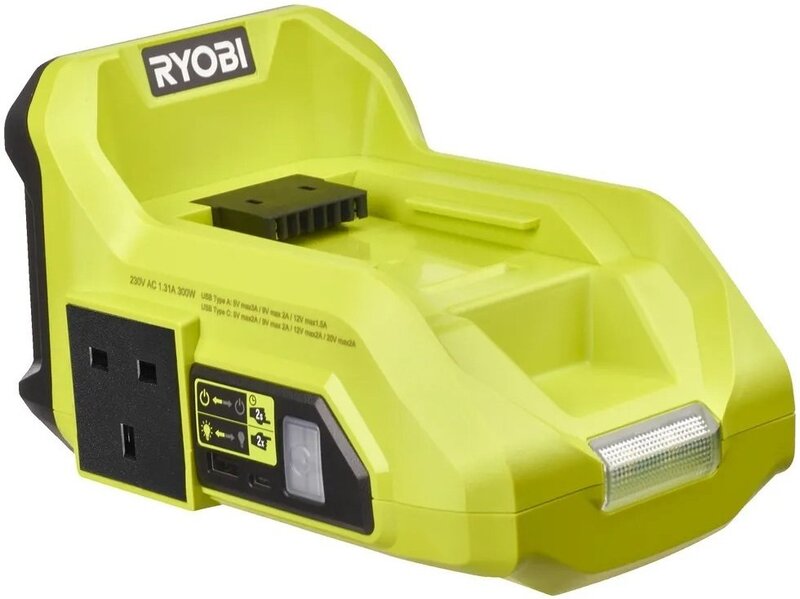 Преобразователь DC-AC (аккумуляторный инвертор) Ryobi RY36BI300A-0 - фото 1