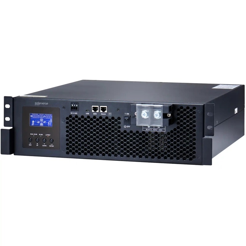 Автономний інвертор Solarverse Ampere Rack 5kW 48V 1 MPPT 220V однофазний (SV5048UPSR)