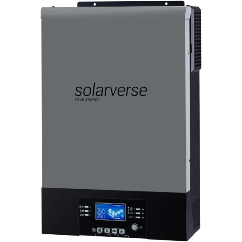 Автономний інвертор Solarverse Ampere UPS 6kW 48V 1 MPPT Wi-Fi 220V однофазний (SV6048UPSW)