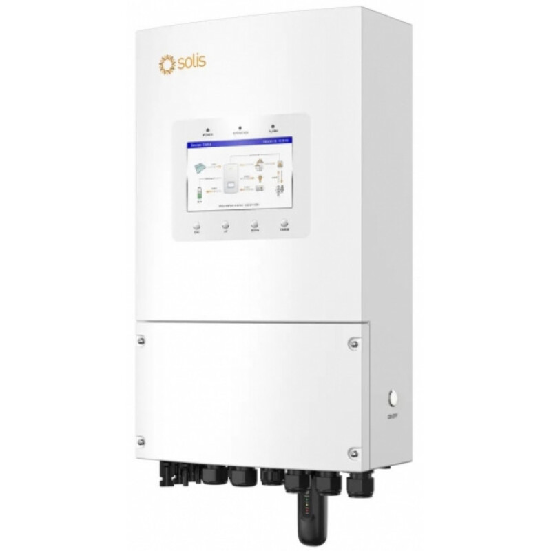 Гібридний інвертор однофазний Solis S6 5кВт, 2xMPPT, DC, для LV Batteries - фото 1 Гібридний інвертор однофазний Solis S6 5кВт, 2xMPPT, DC, для LV Batteries - фото 1