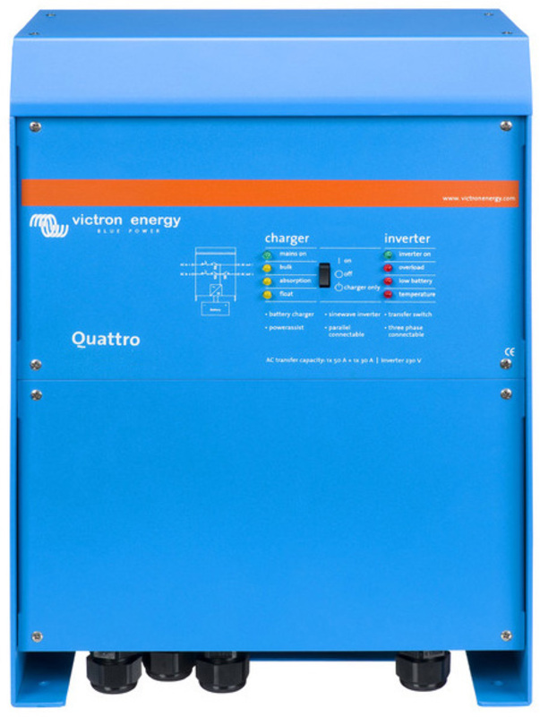 Інвертор гібридний Victron Energy Quattro 24/5000/120-100/100 (5 кВА/4 кВт, 1 фаза, без MPPT)