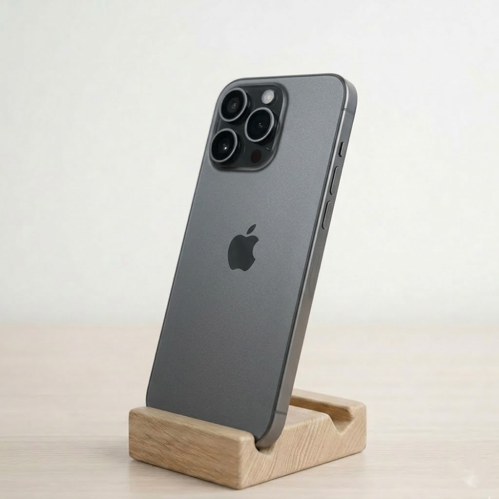 Вживаний Apple iPhone 15 Pro 256GB eSIM Black Titanium (MTQR3) Гарний стан