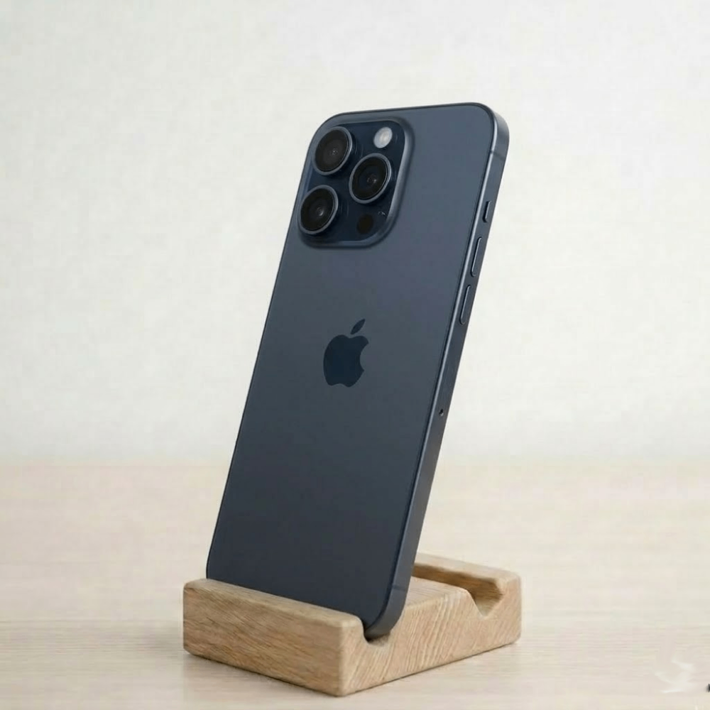 Вживаний Apple iPhone 15 Pro Max 256GB Blue Titanium (MU7A3) Гарний стан