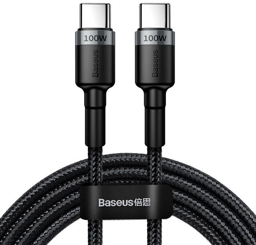 Кабель Baseus Cafule Flash Charging Type-C to Type-C PD 2.0 100W (2m) (CATKLF-ALG1)