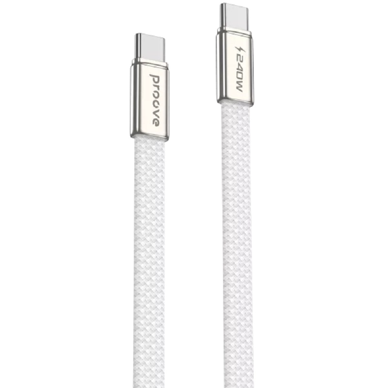 Кабель Proove AirLine Type-C to Type-C 240W (1.5m) (white) (CCAI24002202)