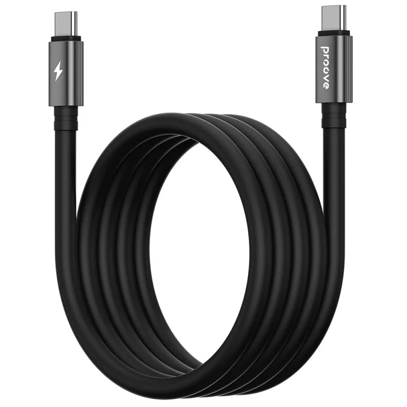 Кабель Proove Magneto Type-C to Type-C 60W (1m) (black) (CCMA60002201)