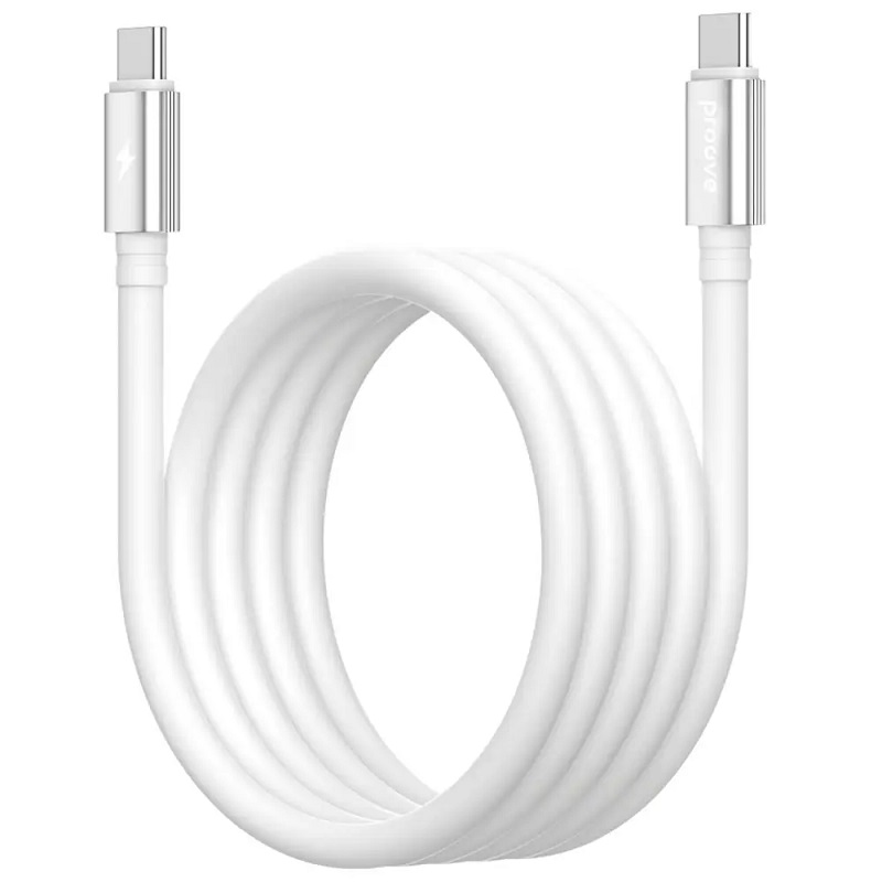 Кабель Proove Magneto Type-C to Type-C 60W (1m) (white) (CCMA60002202)