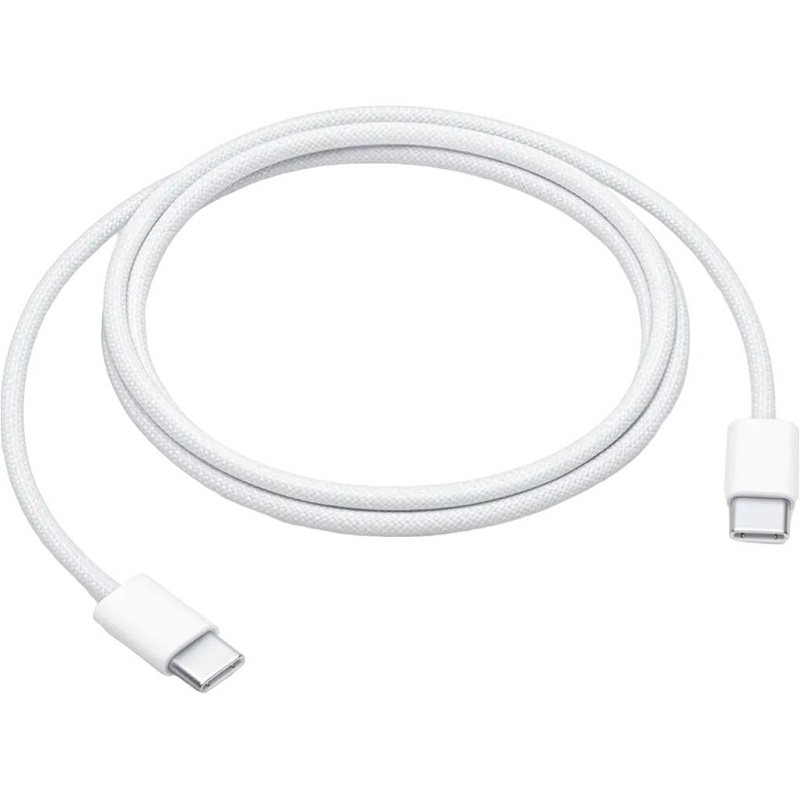Кабель Apple USB-C to USB-C Woven Cable 60W 1m White (MQKJ3)
