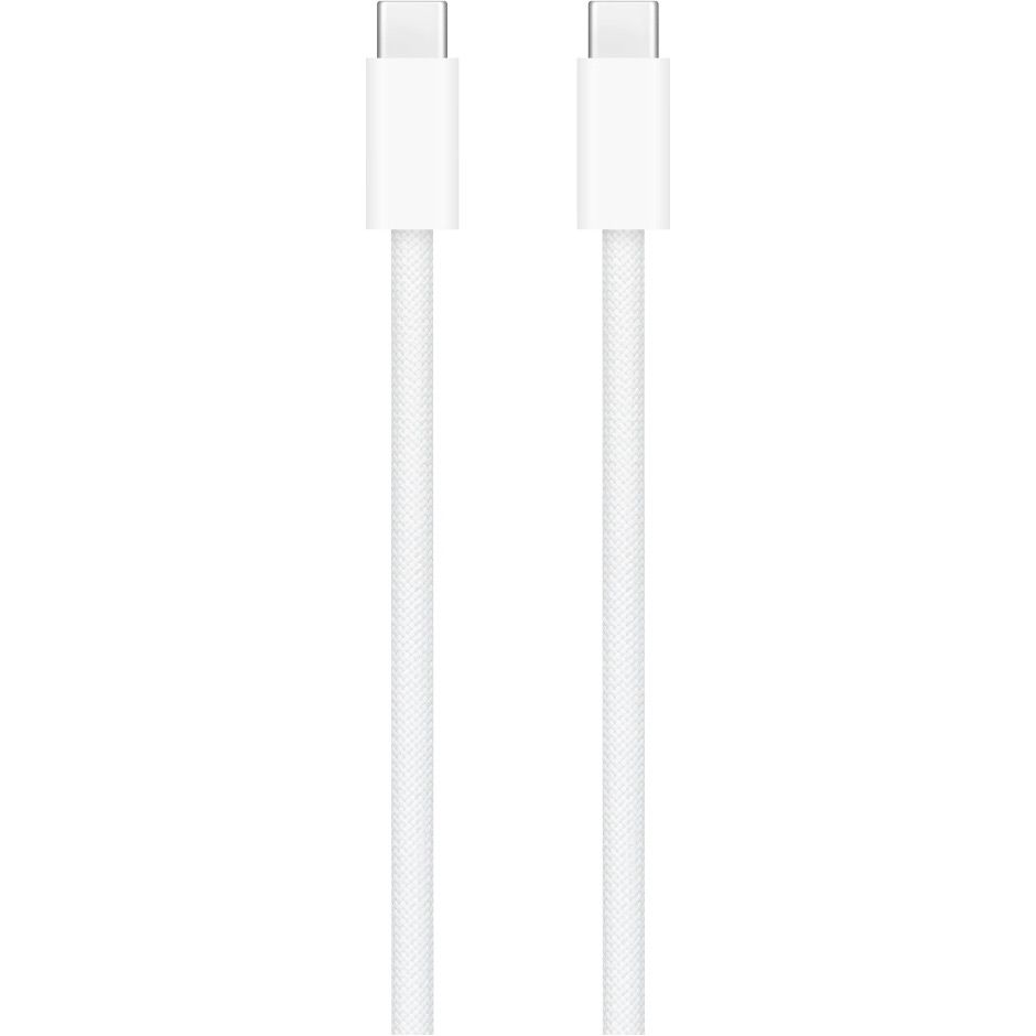 Кабель Apple USB-C to USB-C Woven Cable 240W 2m White (MU2G3) - фото 1 Кабель Apple USB-C to USB-C Woven Cable 240W 2m White (MU2G3) - фото 1