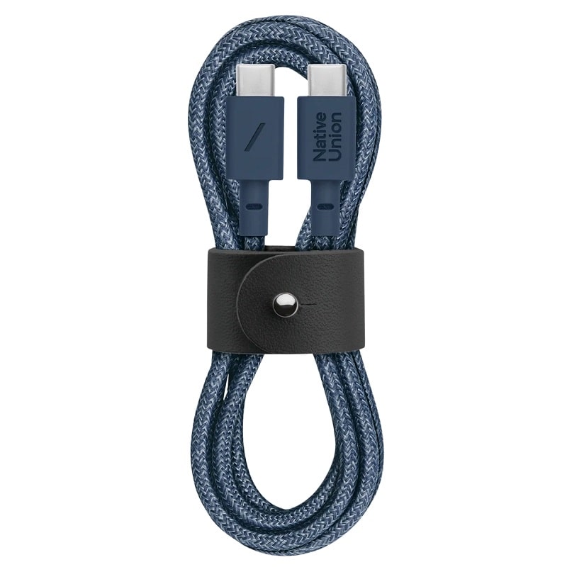 Кабель Native Union Belt Cable USB-C to USB-C Navy (1.2 m) (BELT-C-NAV-2-NP)