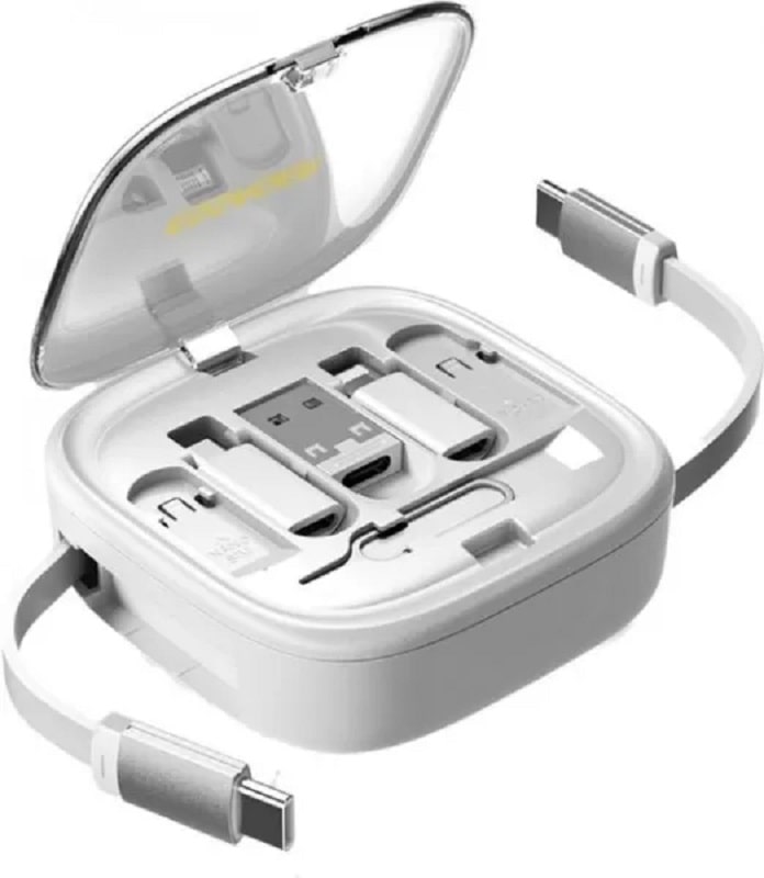 Органайзер ESSAGER Jicheng Multifunctional Retractable Cable Organizer Box White (ECJHZ-JC02-P)
