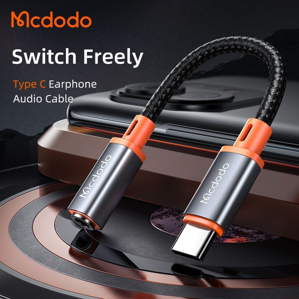 Перехідник Mcdodo [CA-7561] Digital Audio Cable USB-C to 3.5mm 0.11m - фото 1