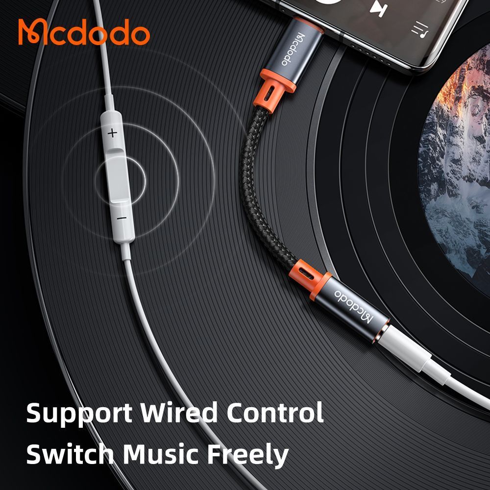 Перехідник Mcdodo [CA-7561] Digital Audio Cable USB-C to 3.5mm 0.11m - фото 2