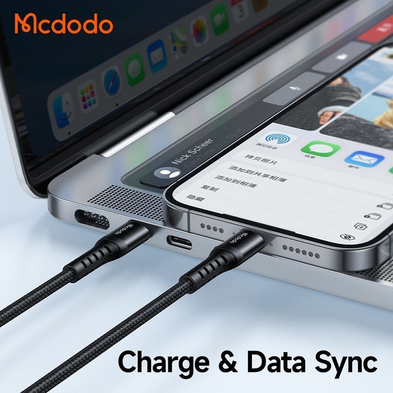 Кабель Mcdodo [CA-5632] Data Cable USB-C to Lightning 36W 3m - фото 2