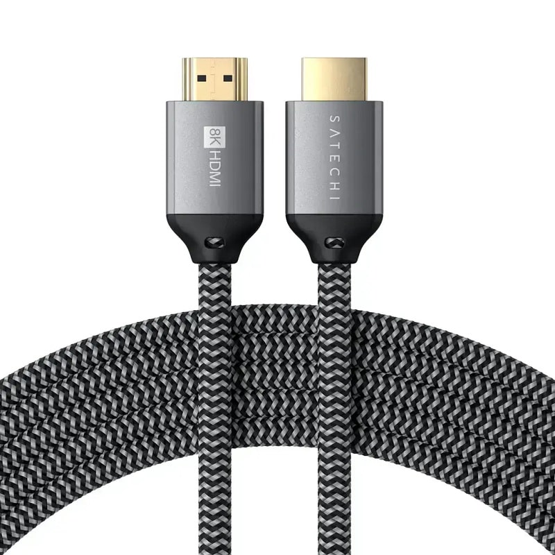 Кабель Satechi 8K HDMI Ultra High Speed Cable Space Gray (ST-8KHC2MM)