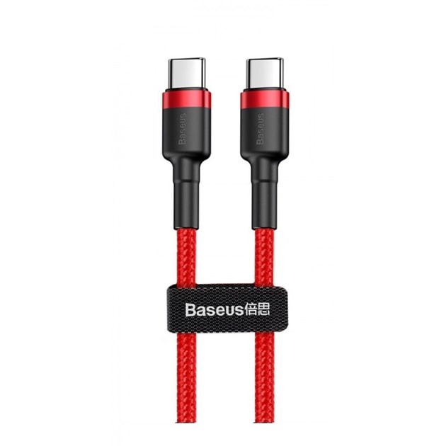 Кабель USB Type-C Baseus Cafule PD2.0 60W flash charging USB Type-C 20V 3A 2M Red (CATKLF-H09)