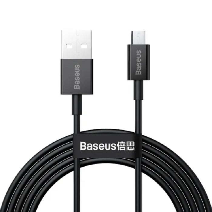 Кабель Micro USB Baseus USB to Micro USB Superior Series 2m Black (CAMYS-A01)