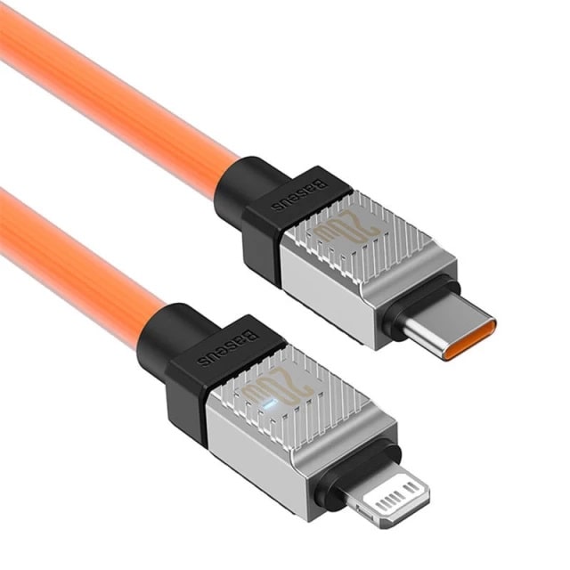 Кабель Baseus CoolPlay Series Fast Charging Cable Type-C to iP 20W 1m Orange (CAKW000007) - фото 1 Кабель Baseus CoolPlay Series Fast Charging Cable Type-C to iP 20W 1m Orange (CAKW000007) - фото 1