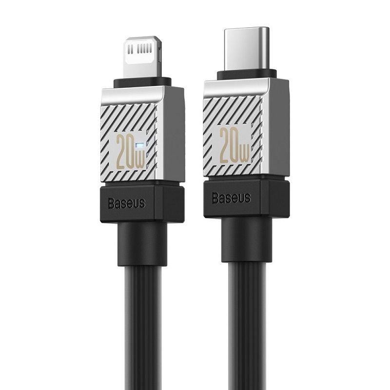 Кабель Baseus CoolPlay Series Fast Charging Cable Type-C to iP 20W 2m Black (CAKW000101) - фото 1