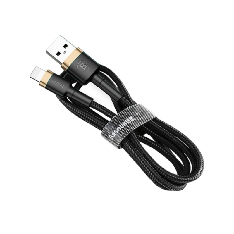 Кабель Lightning Baseus Kevlar Lightning Cable 1m Gold (CALKLF-BV1)