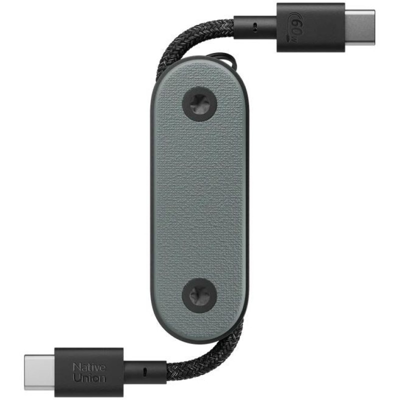Кабель Native Union Pocket Cable USB-C to USB-C Slate Green (POCK-C-GRN-NP)