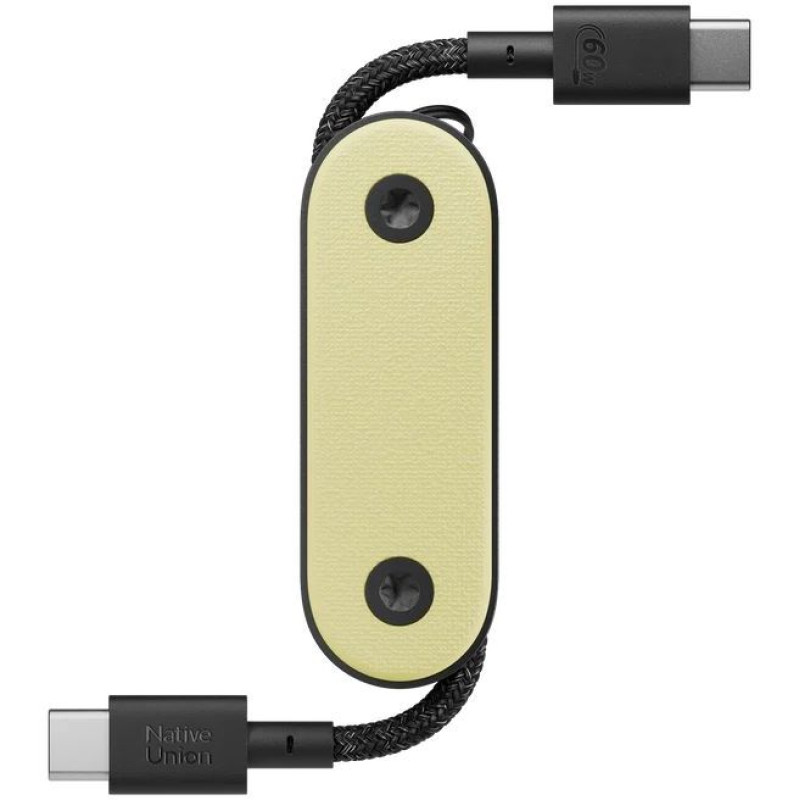 Кабель Native Union Pocket Cable USB-C to USB-C Lemon (POCK-C-LMO-NP)