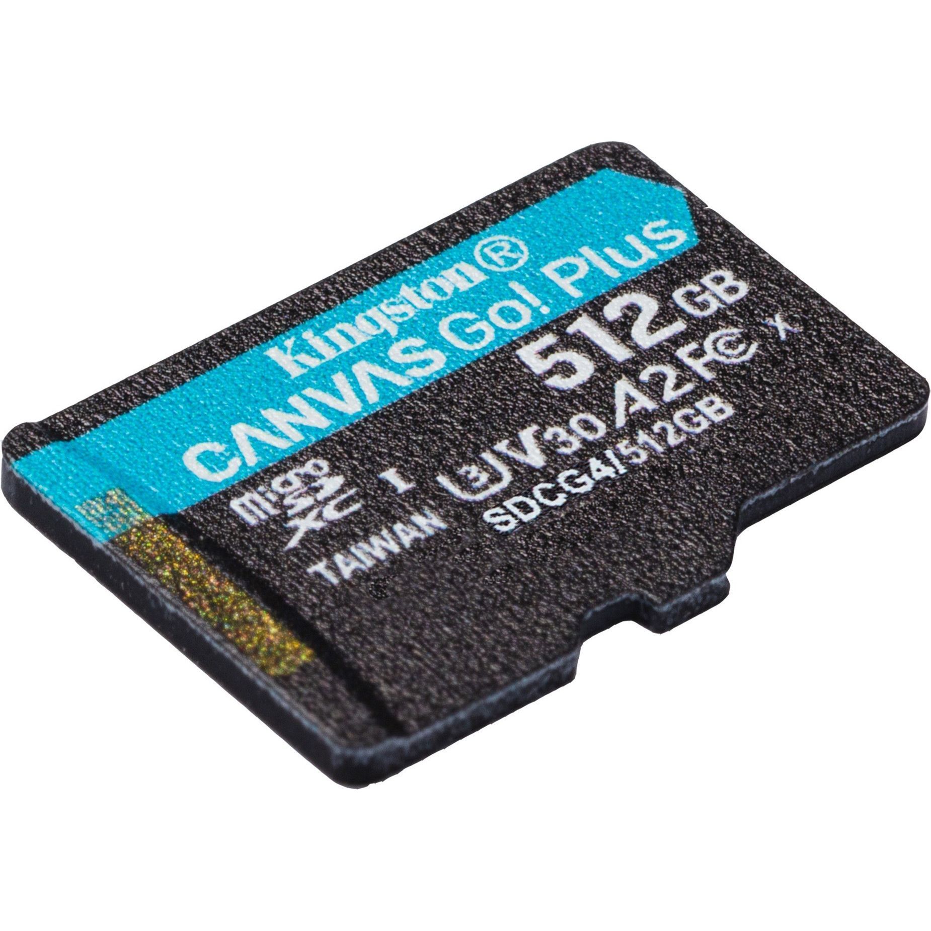 Карта пам`яті MicroSDXC 512GB UHS-I/U3 Class 10 Kingston Canvas Go! Plus R200/W160MB/s (SDCG4/512GBSP) - фото 1 Карта пам`яті MicroSDXC 512GB UHS-I/U3 Class 10 Kingston Canvas Go! Plus R200/W160MB/s (SDCG4/512GBSP) - фото 1
