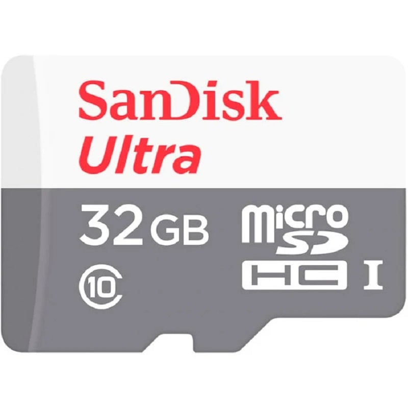 Карта памяти microSDHC (UHS-1) SanDisk Ultra 32Gb class 10 A1 (100Mb/s) (SDSQUNR-032G-GN3MN)