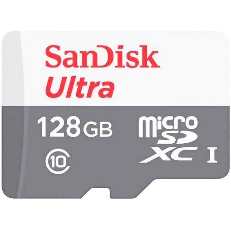 Карта памяти microSDXC (UHS-1) SanDisk Ultra 128Gb class 10 A1 (100Mb/s) (SDSQUNR-128G-GN6MN)