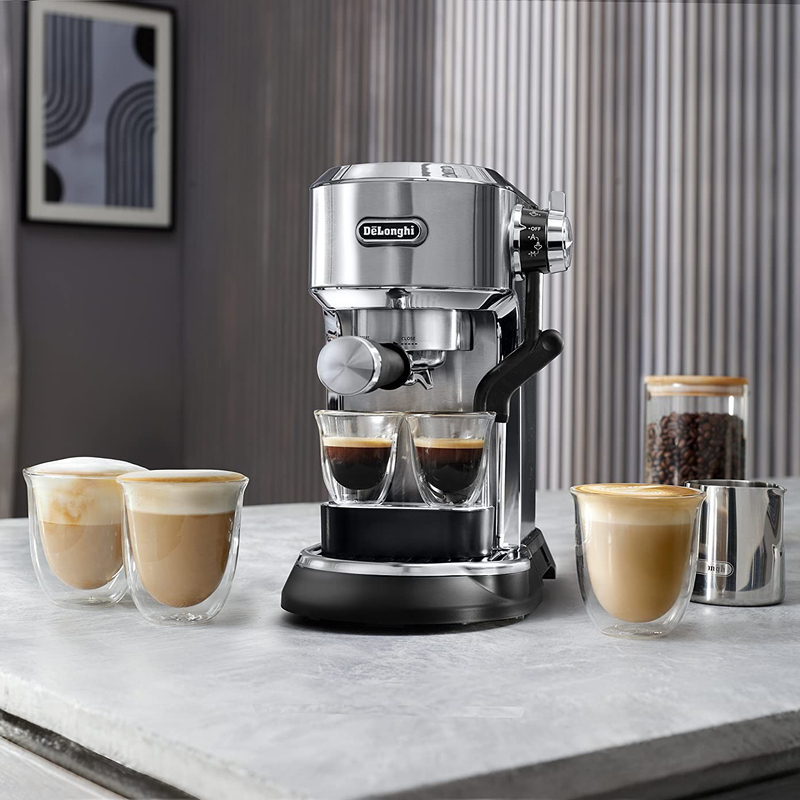 Кофеварка DeLonghi Dedica Maestro Plus Espresso Machine EC950.M Europe - фото 4 Кофеварка DeLonghi Dedica Maestro Plus Espresso Machine EC950.M Europe - фото 4