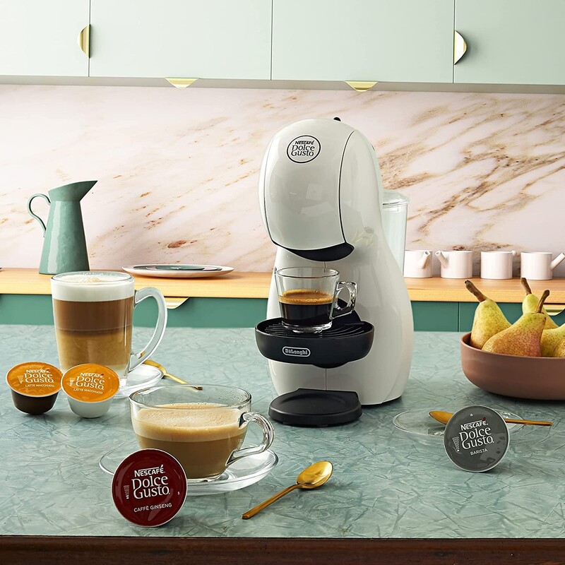 Кофеварка DeLonghi Piccolo XS Nescafe Dolce Gusto White EDG110.WB Europe - фото 4 Кофеварка DeLonghi Piccolo XS Nescafe Dolce Gusto White EDG110.WB Europe - фото 4