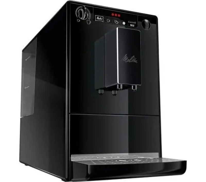 Кофемашина Melitta Caffeo Solo Frosted Black (E950-544) Europe - фото 1 Кофемашина Melitta Caffeo Solo Frosted Black (E950-544) Europe - фото 1