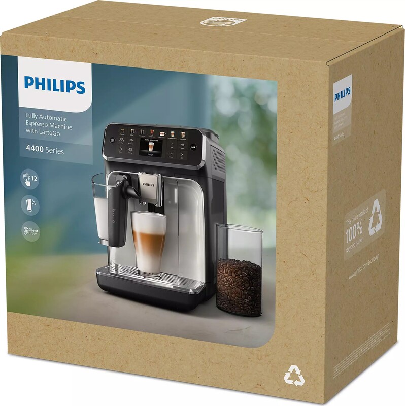 Кофемашина Philips Series 4400 EP4446/70 Europe - фото 4 Кофемашина Philips Series 4400 EP4446/70 Europe - фото 4