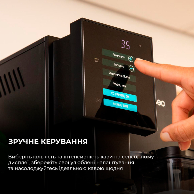 Кавомашина Cecotec Cremmaet Compactccino Black/Silver (A01_EU01_105455) Europe - фото 4 Кавомашина Cecotec Cremmaet Compactccino Black/Silver (A01_EU01_105455) Europe - фото 4