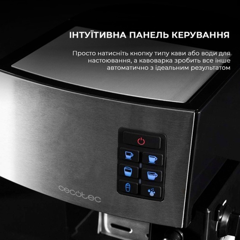 Кавоварка Cecotec Cumbia Power Instant-ccino 20 (CCTC-01506) (8435484015066) Europe - фото 3 Кавоварка Cecotec Cumbia Power Instant-ccino 20 (CCTC-01506) (8435484015066) Europe - фото 3