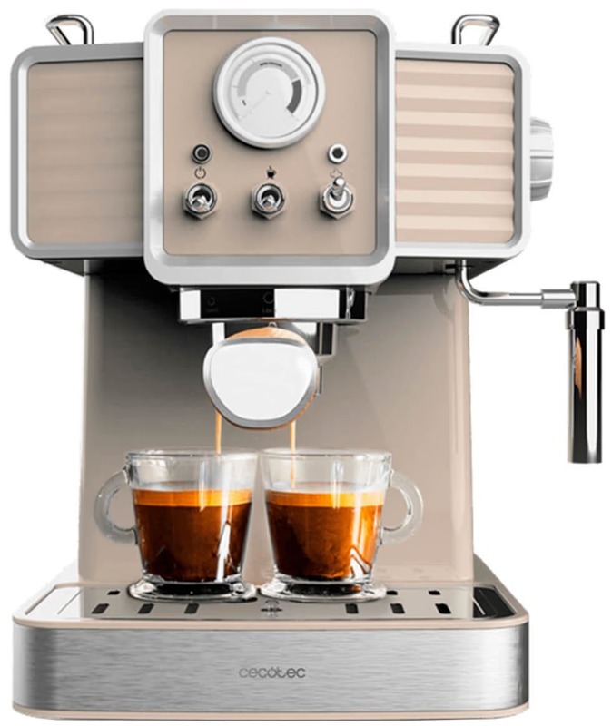 Кавоварка Cecotec Cumbia Power Espresso 20 Tradizionale Light Beige (CCTC-01585)